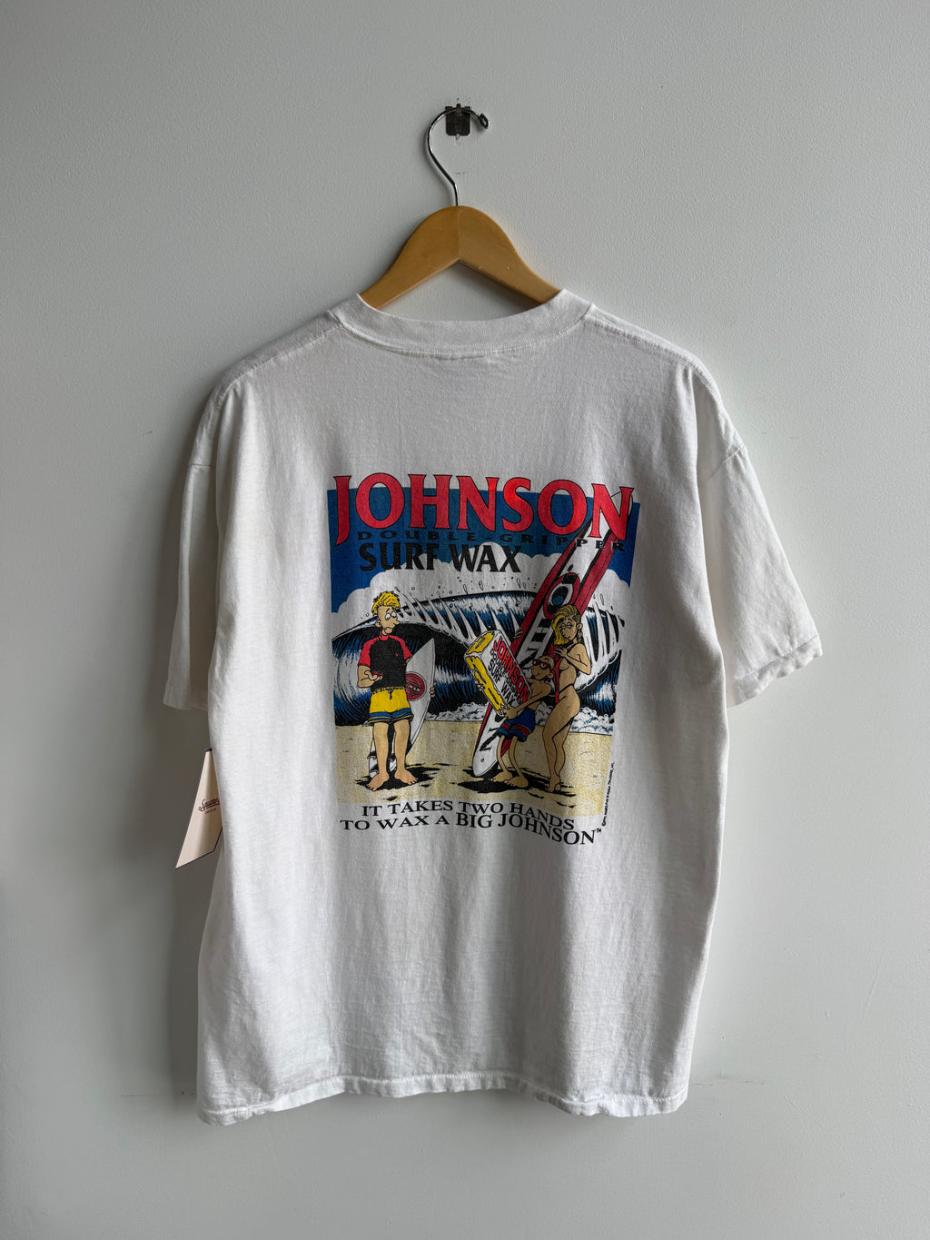 (XL) Wax Yer Johnson Tee