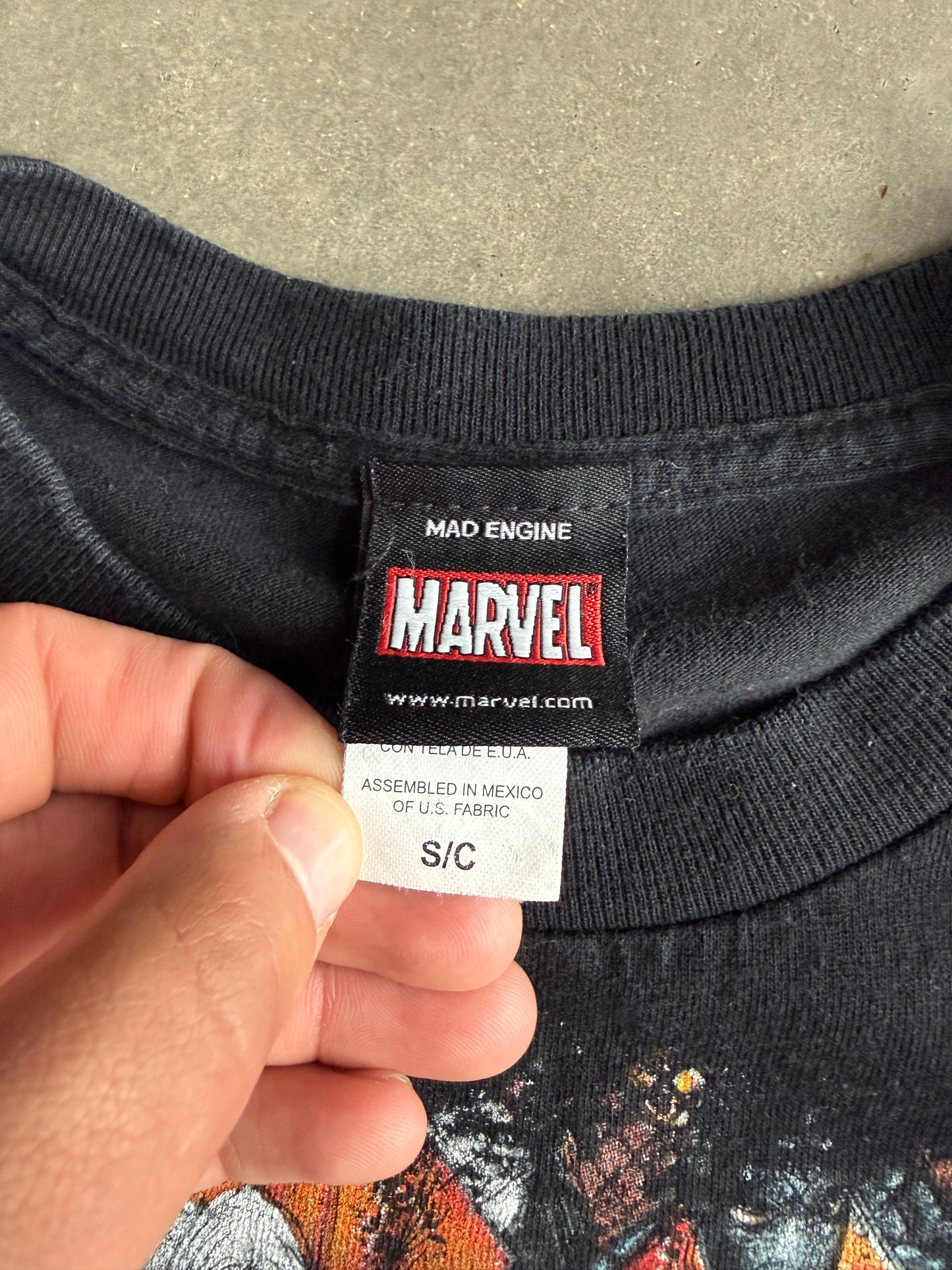 (S) Marvel Mad Engine Tee