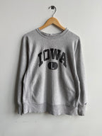 (L) Iowa Reverse Weave Crew