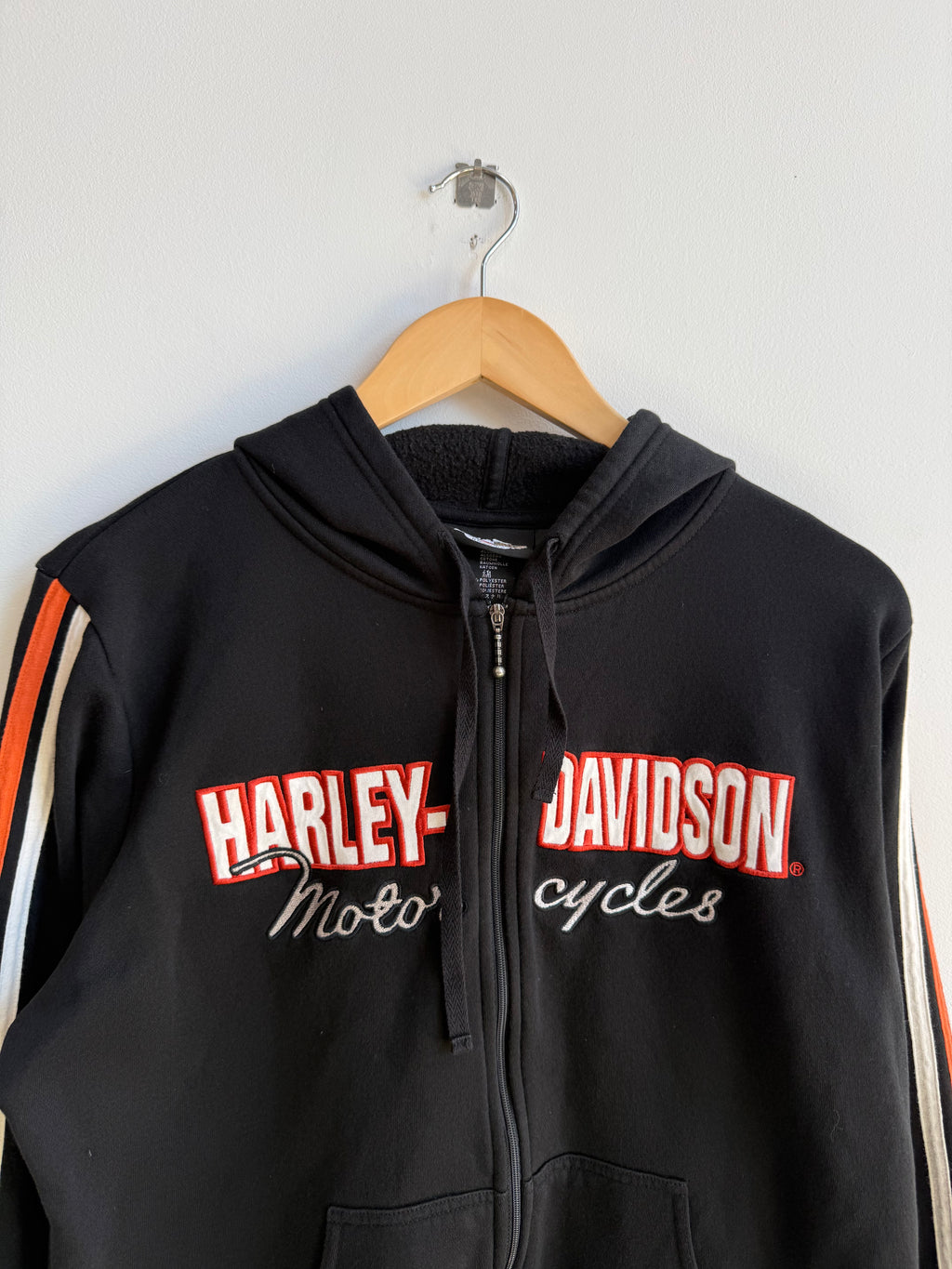 (XL) Ladies Harley Davidson Zip Up Hoodie
