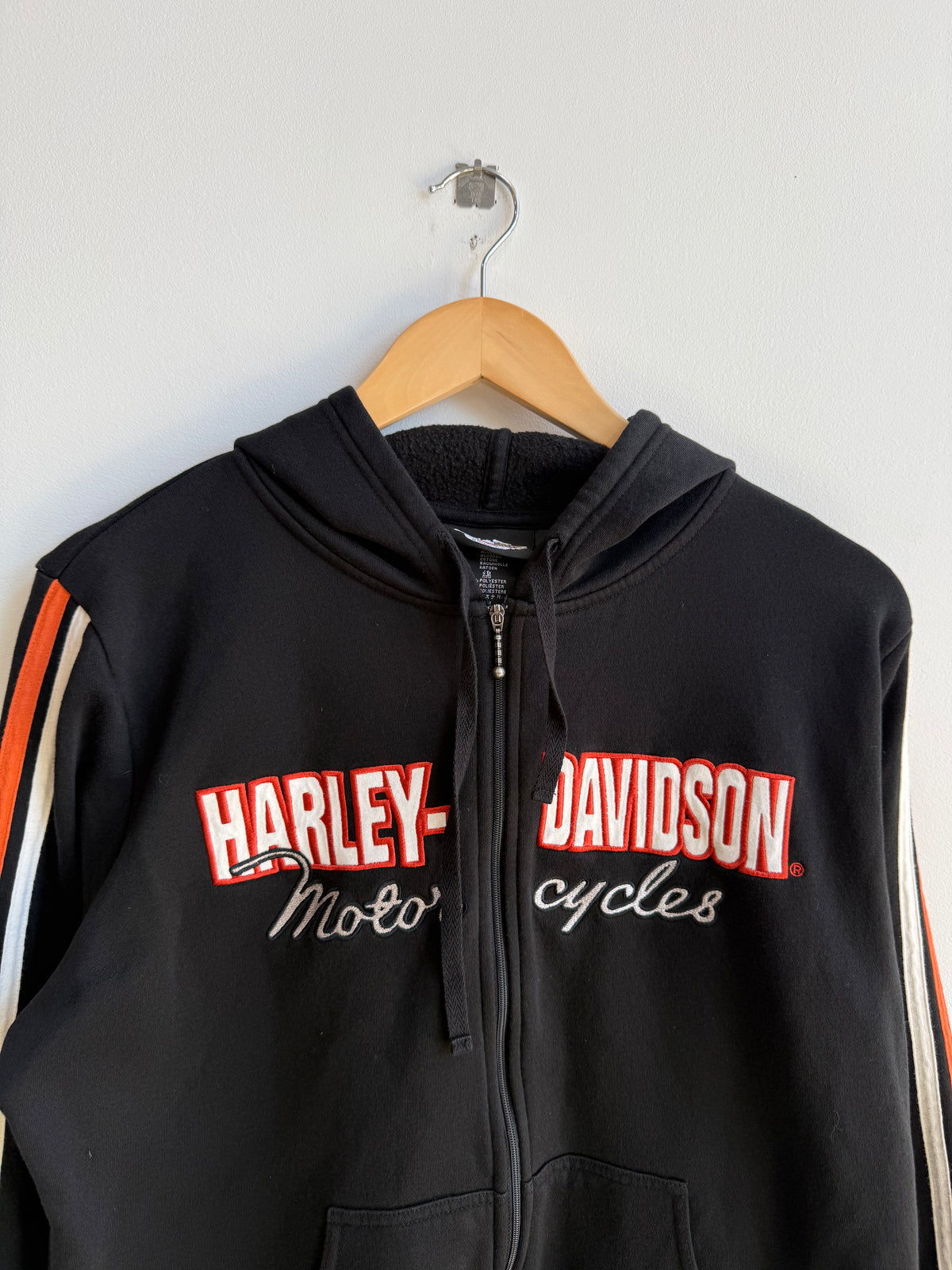 (XL) Ladies Harley Davidson Zip Up Hoodie