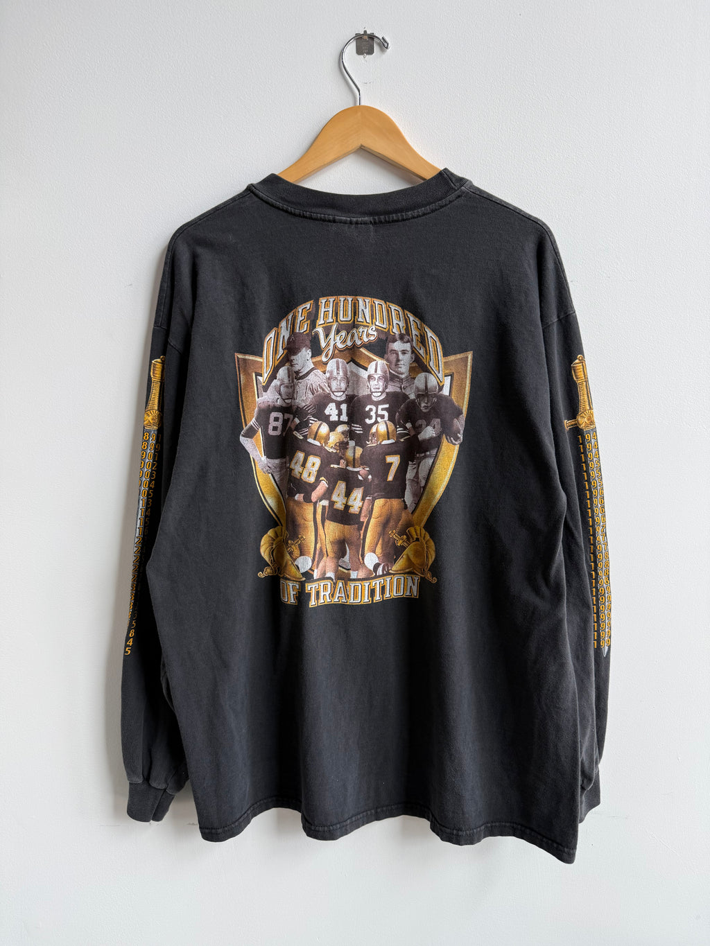 (XL) Army vs Navy Longsleeve Tee