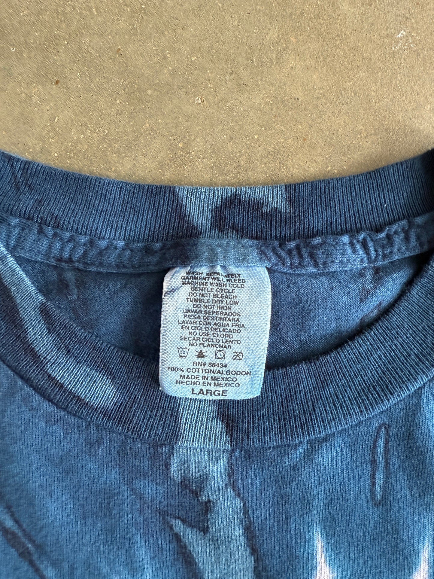 (L) Dallas Cowboys Tie Dye Tee