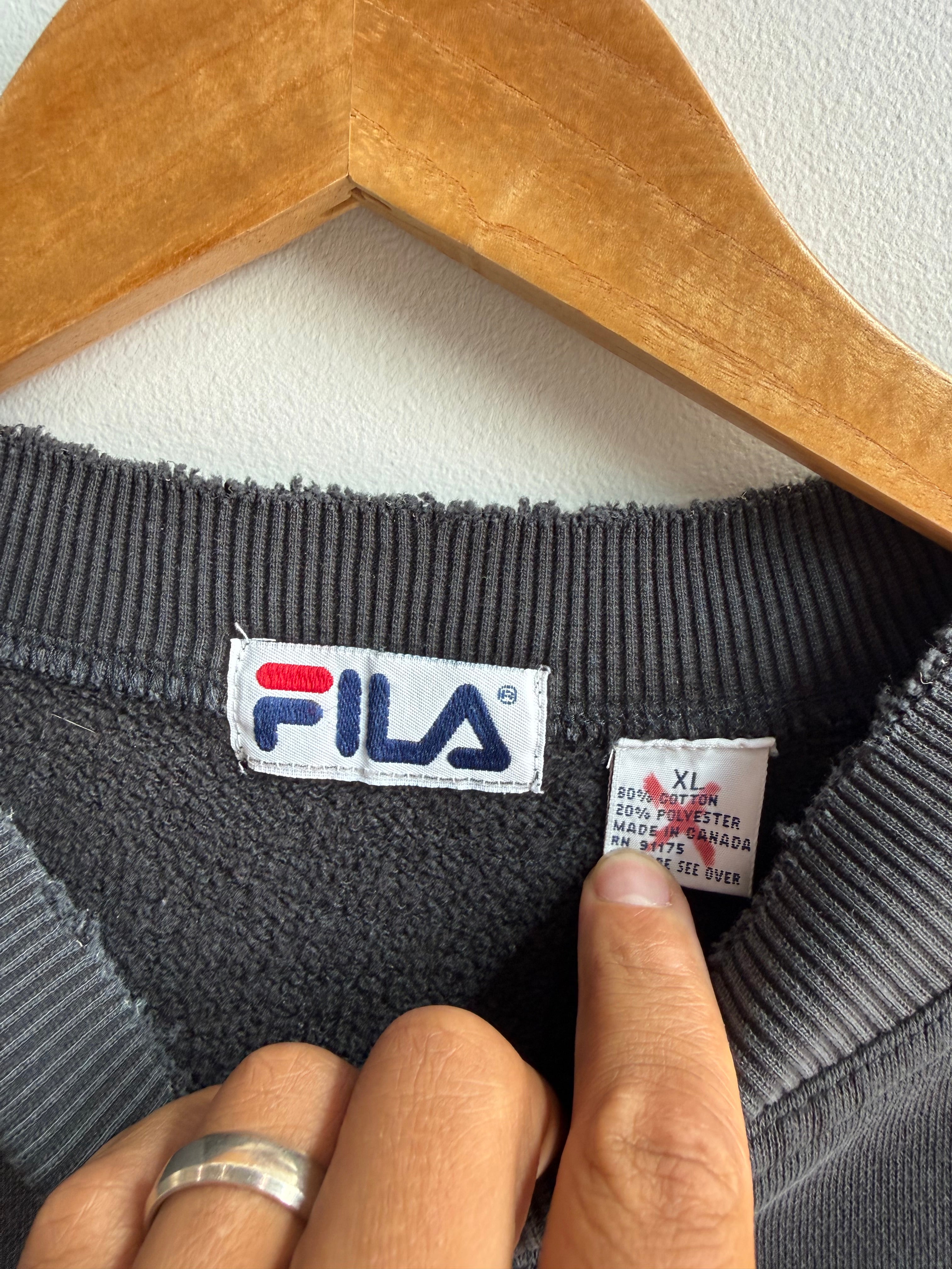 (XL) Fila Embroidered Crew