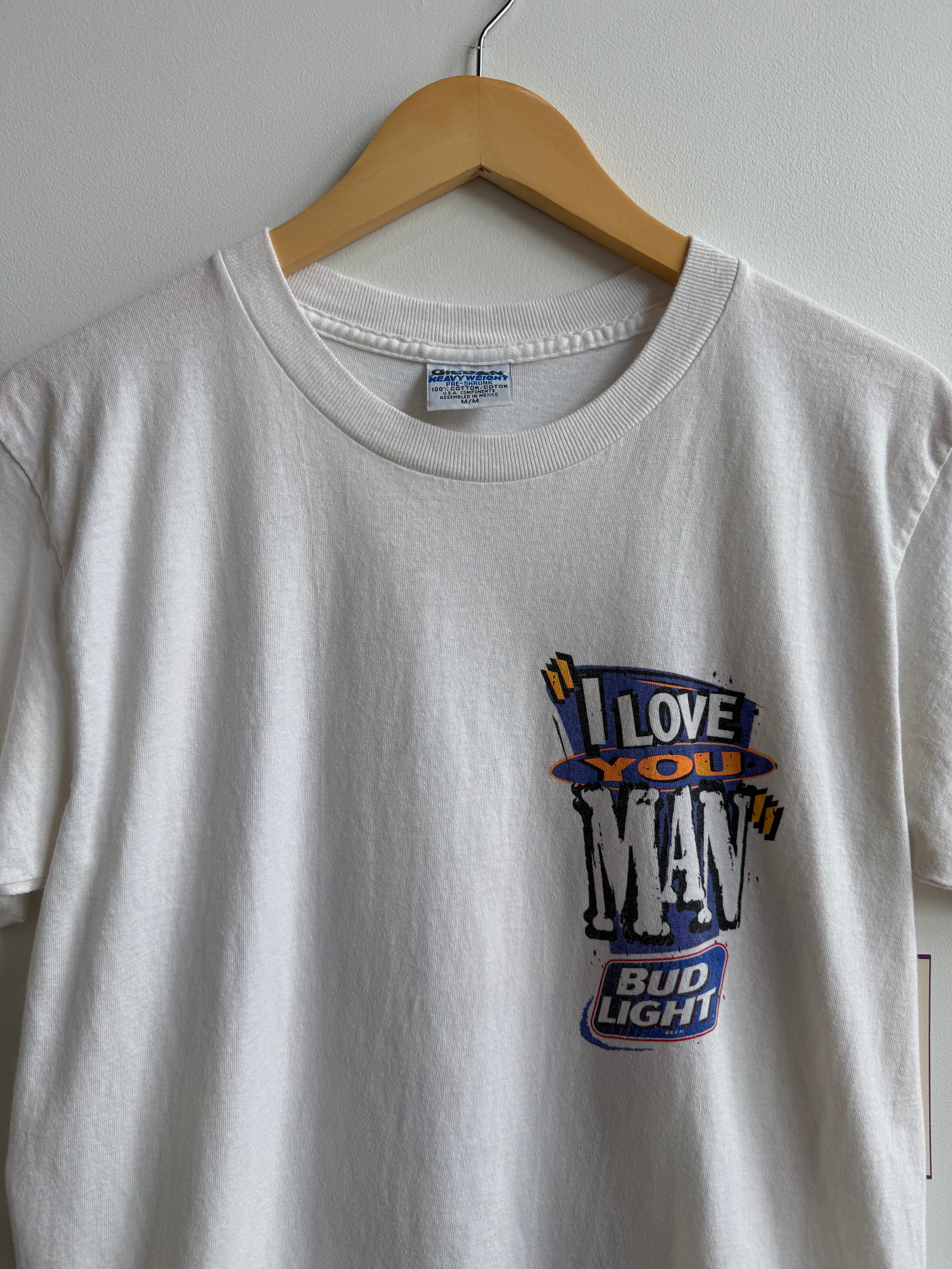 (M) “I Love You Man” Bud Light Tee