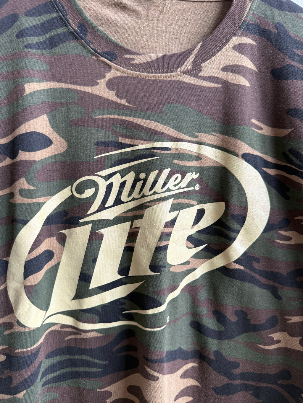 (XL) Miller Lite Camo Tee
