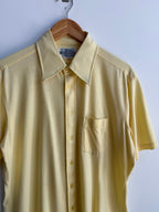 (L) K Mart Knit Dress Shirt
