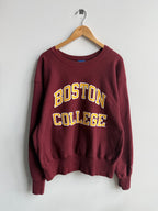 (L) Boston College Reverse Weave Crew