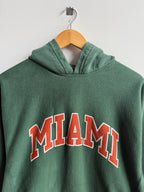 (L) University of Miami Heavyweight Hoodie