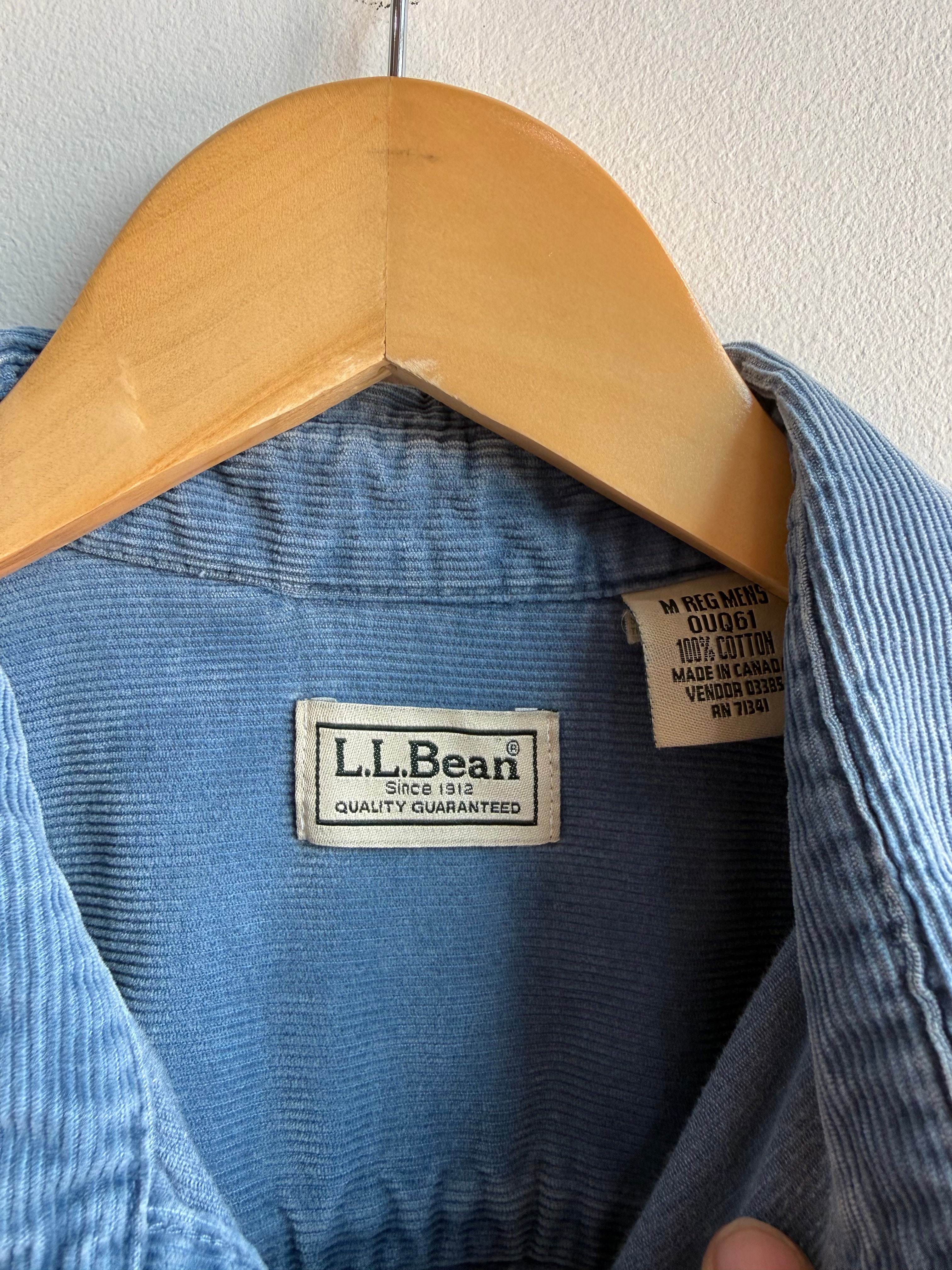 (L) LL Bean Corduroy Shirt