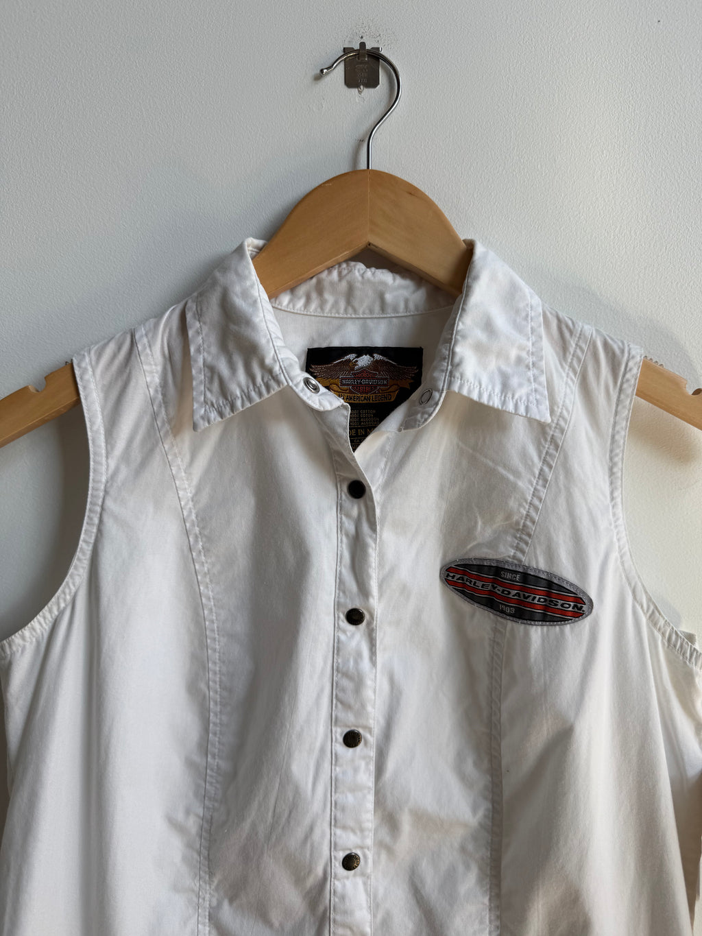 (M) Harley Davidson Button Up