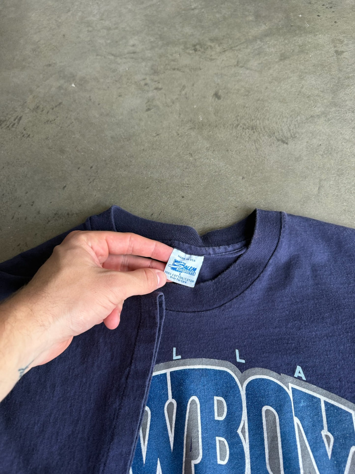 (L) Dallas Cowboys Helmet Tee