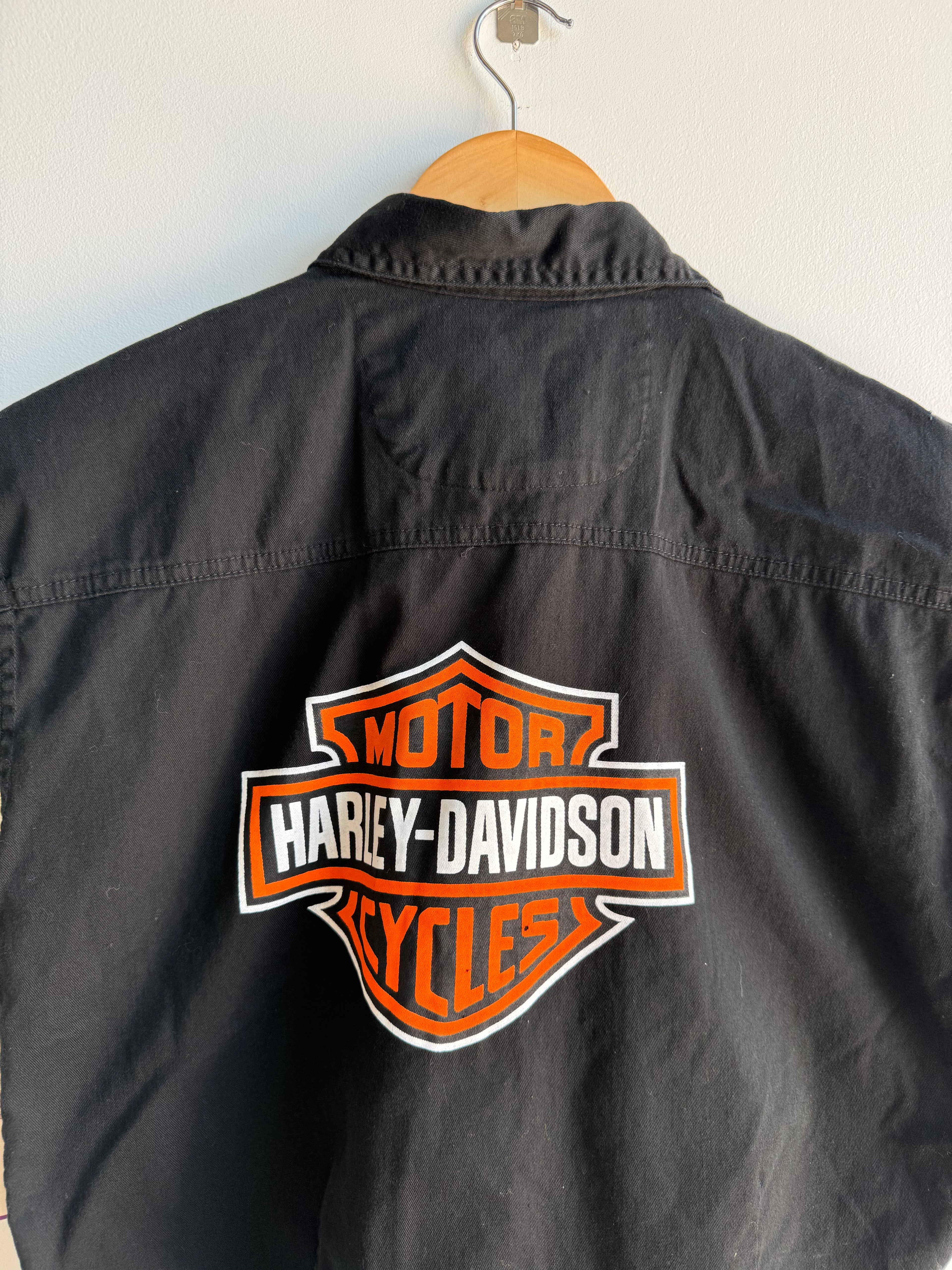 (XL) Harley Davidson Femme Cutoff Shirt