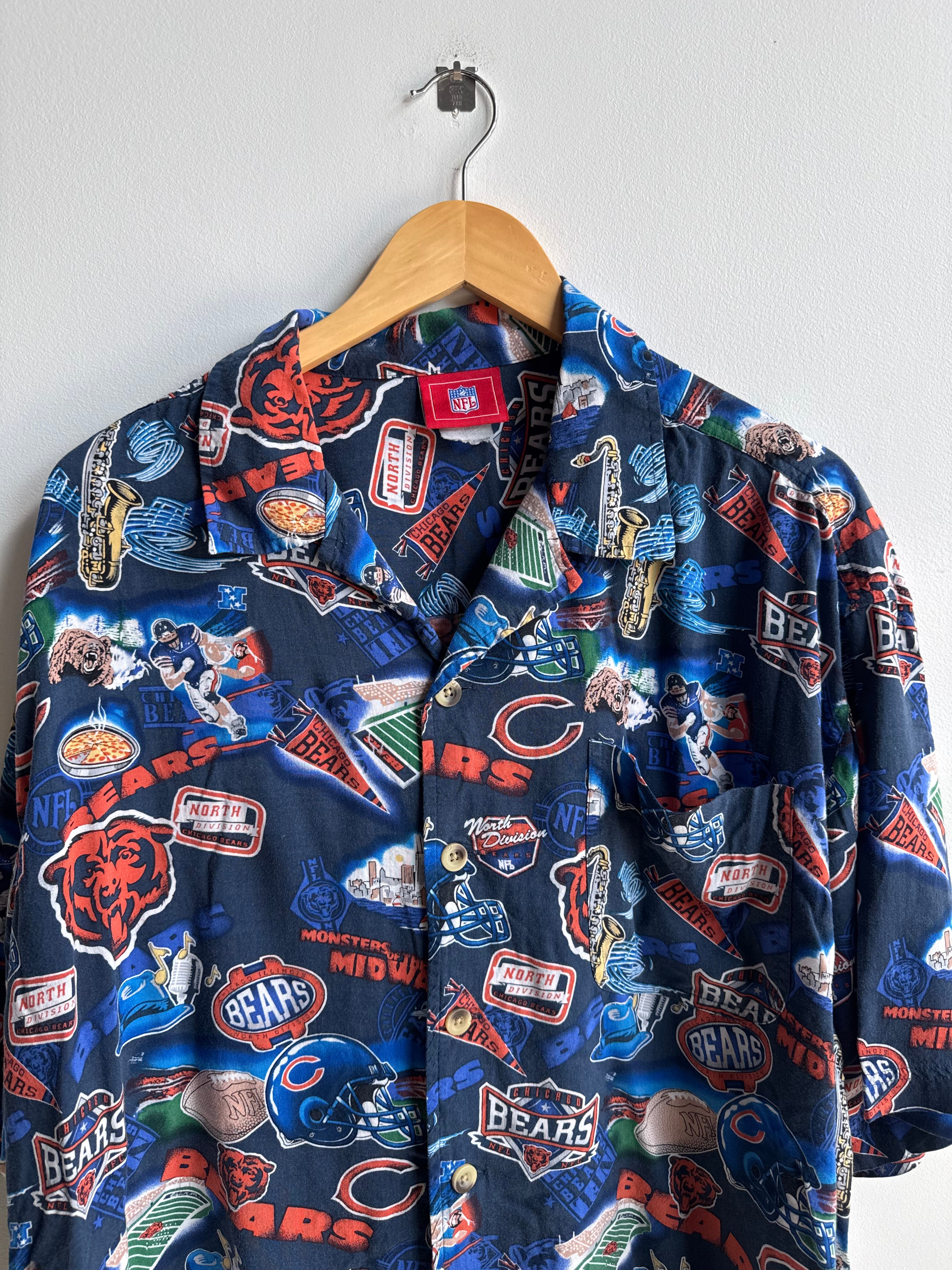 (XL) Chicago Bears Hawaiian Shirt