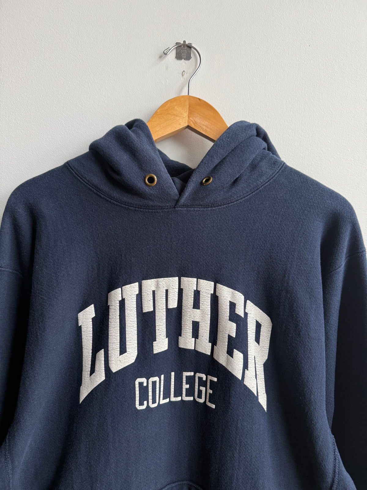 (XL) Luther College Reverse Weave Hoodie