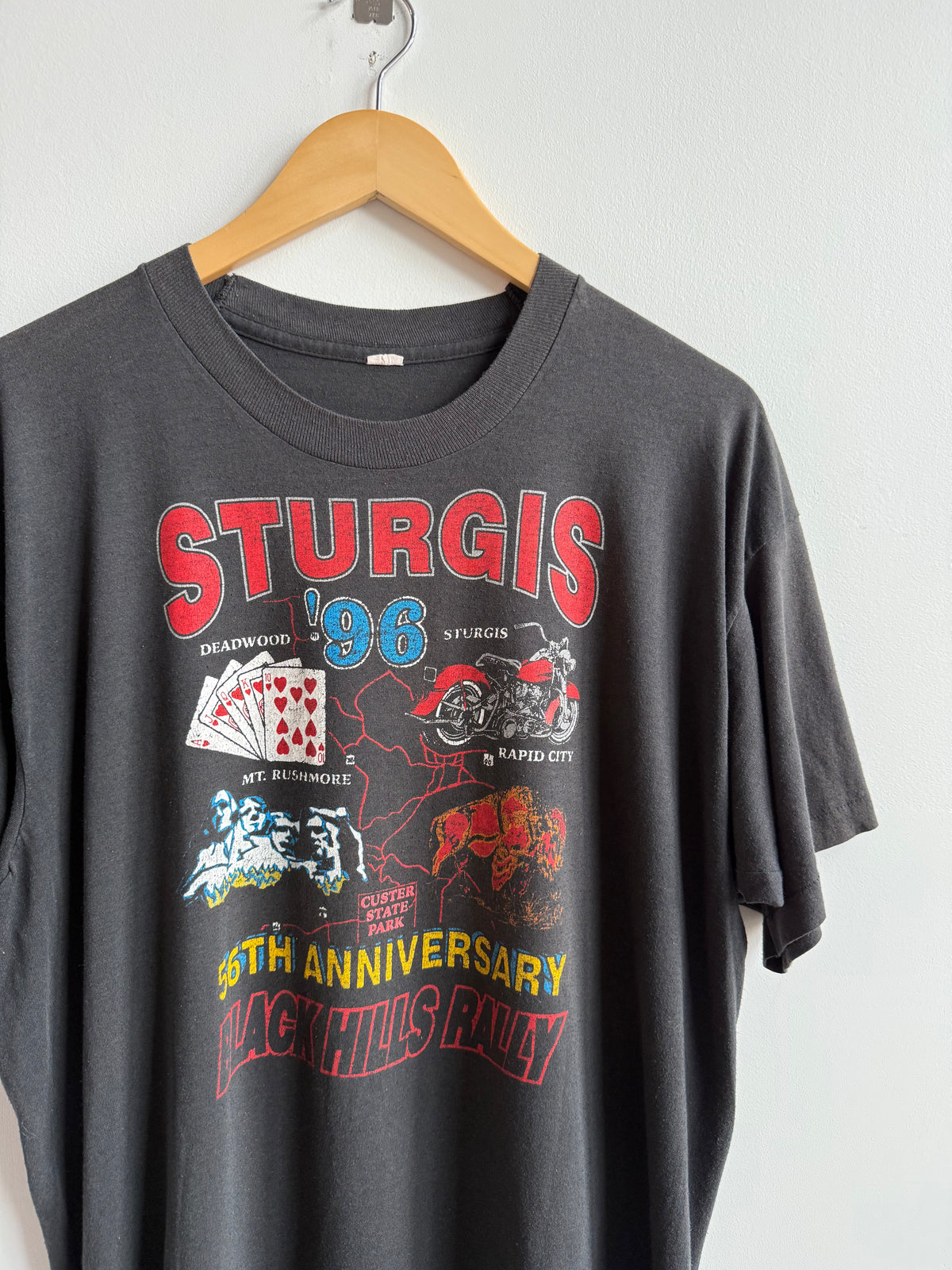 (XL) Sturgis 1996 Rally Tee