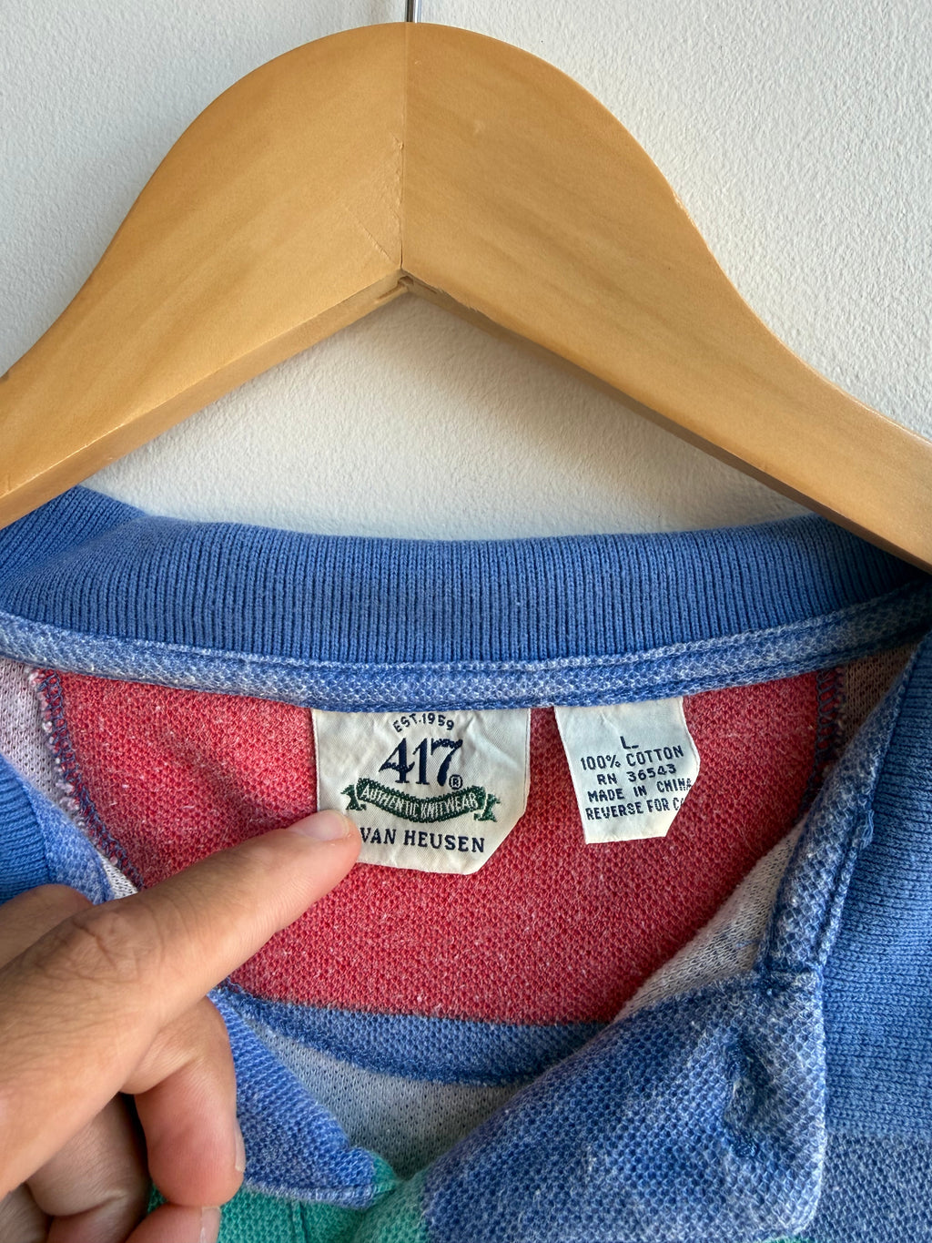 (L) Van Heusen 417 Polo