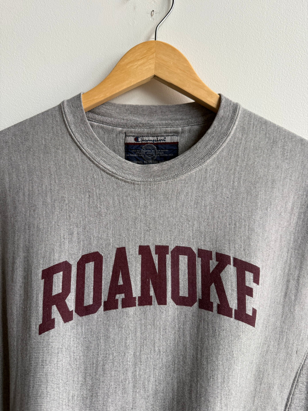 (S) Roanoke Reverse Weave Crew