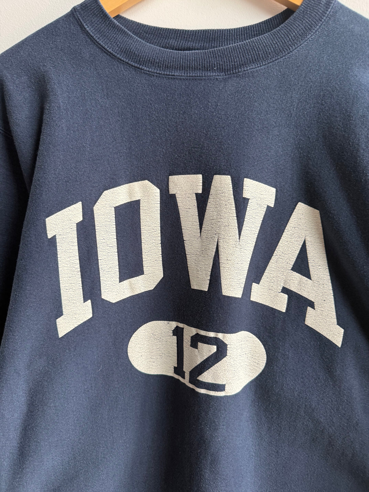 (L) Iowa Reverse Weave Crew