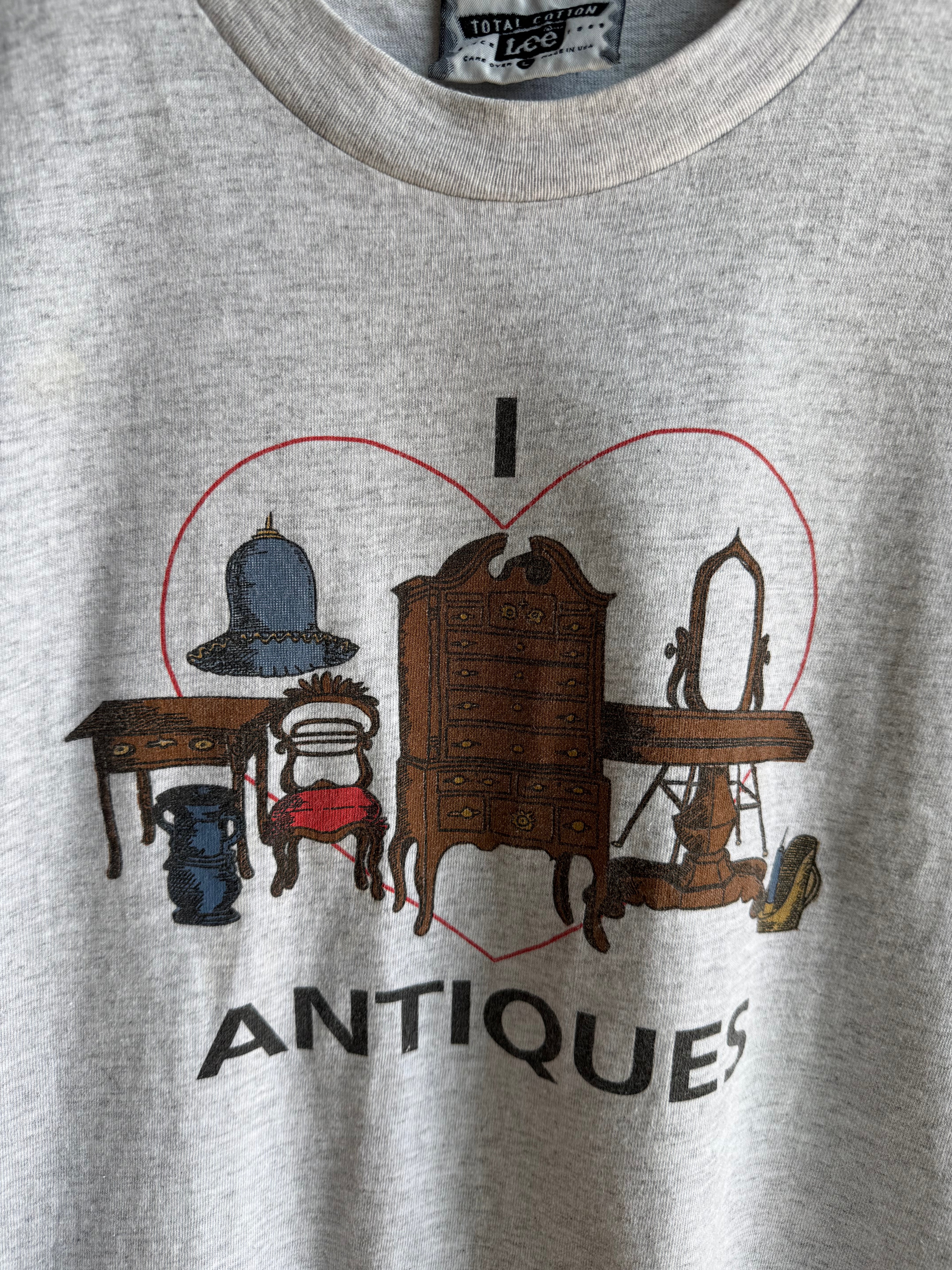 (L) I Love Antiques Tee