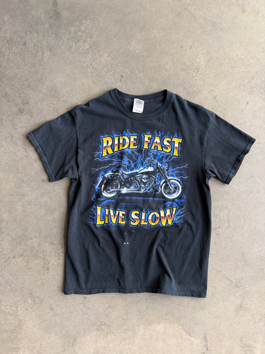(S) Ride Fast Live Slow Tee