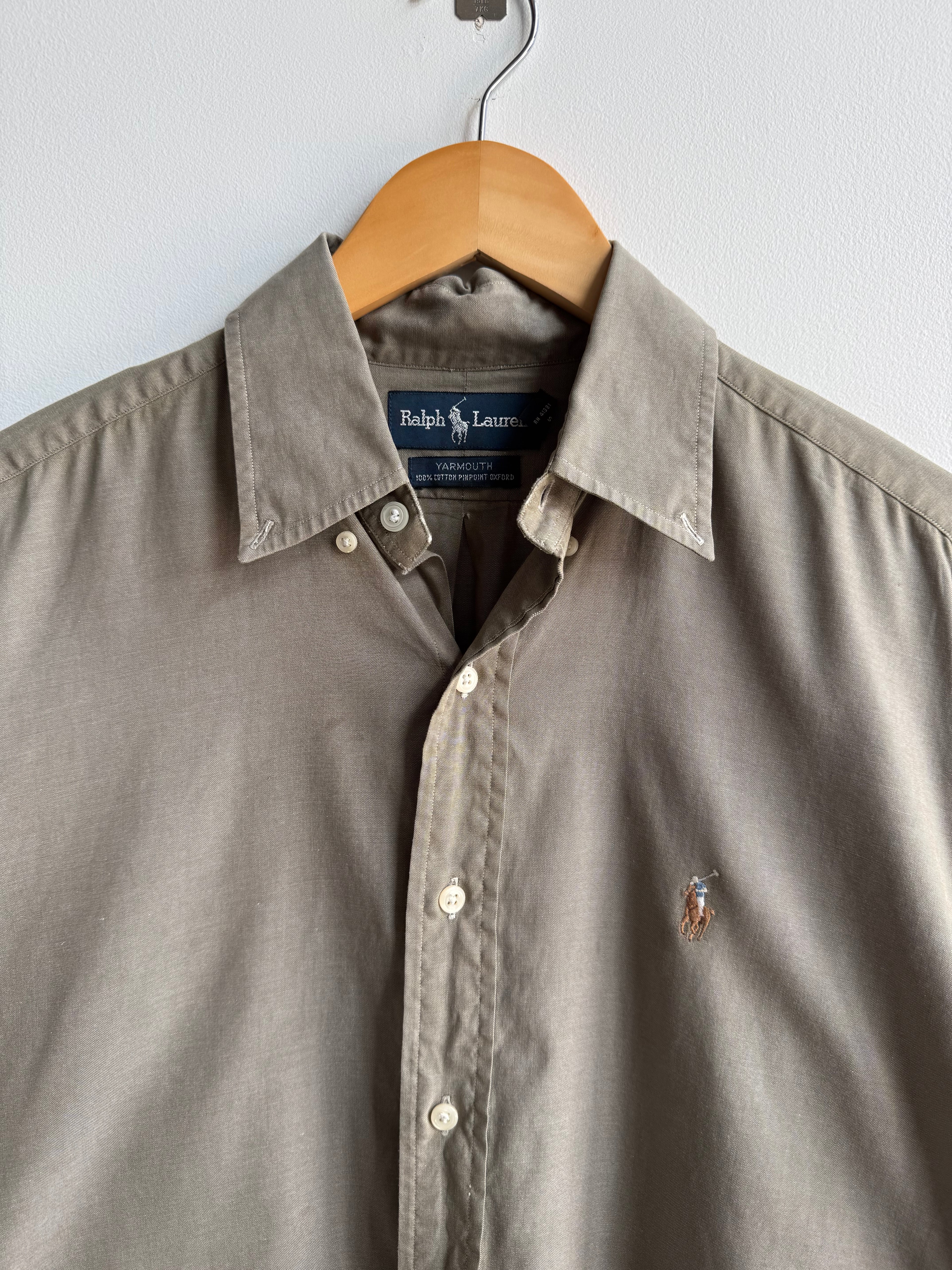 (L) Ralph Lauren Yarmouth Button Up Shirt