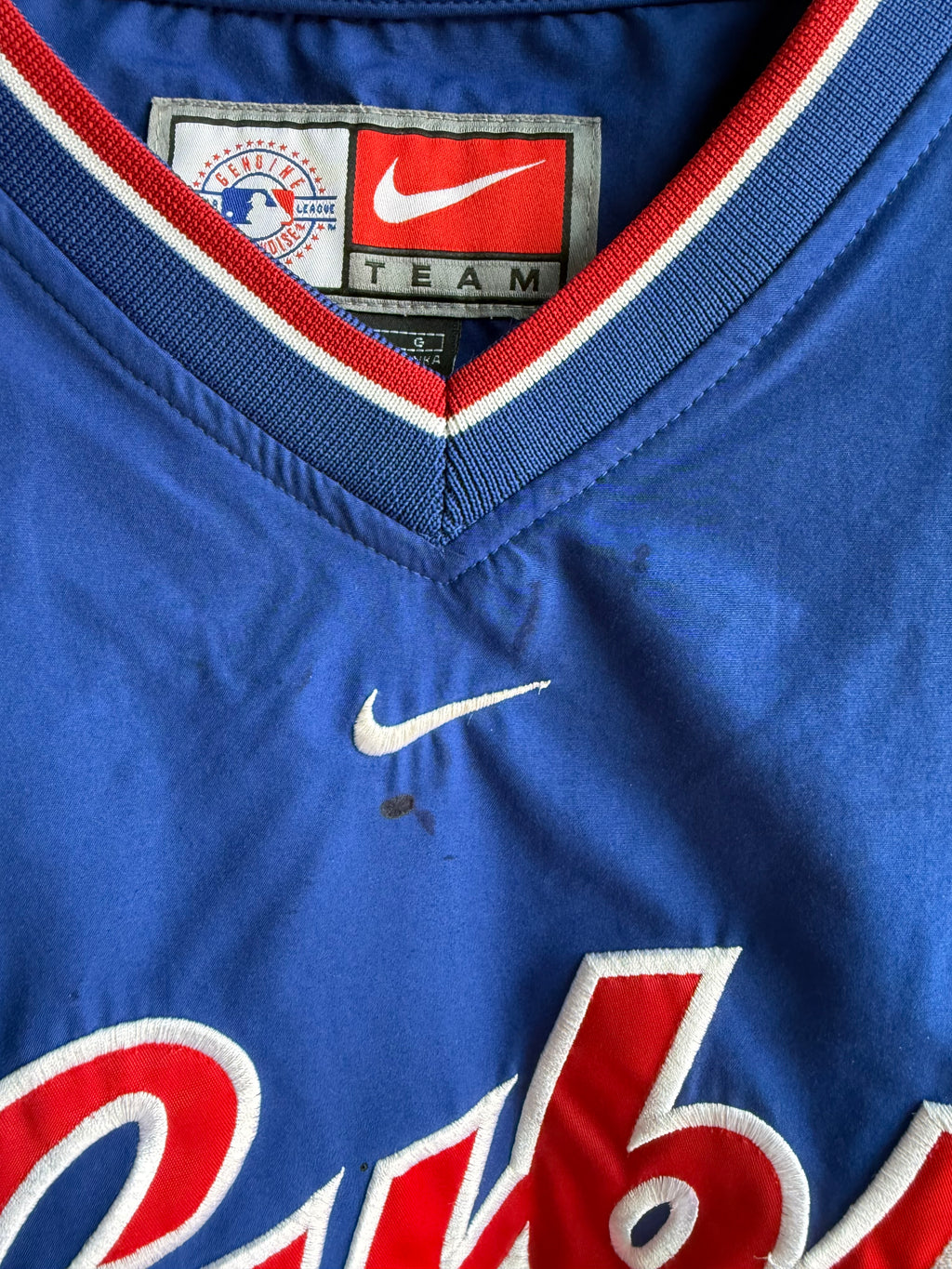 (L) Chicago Cubs Nike Windbreaker Jacket