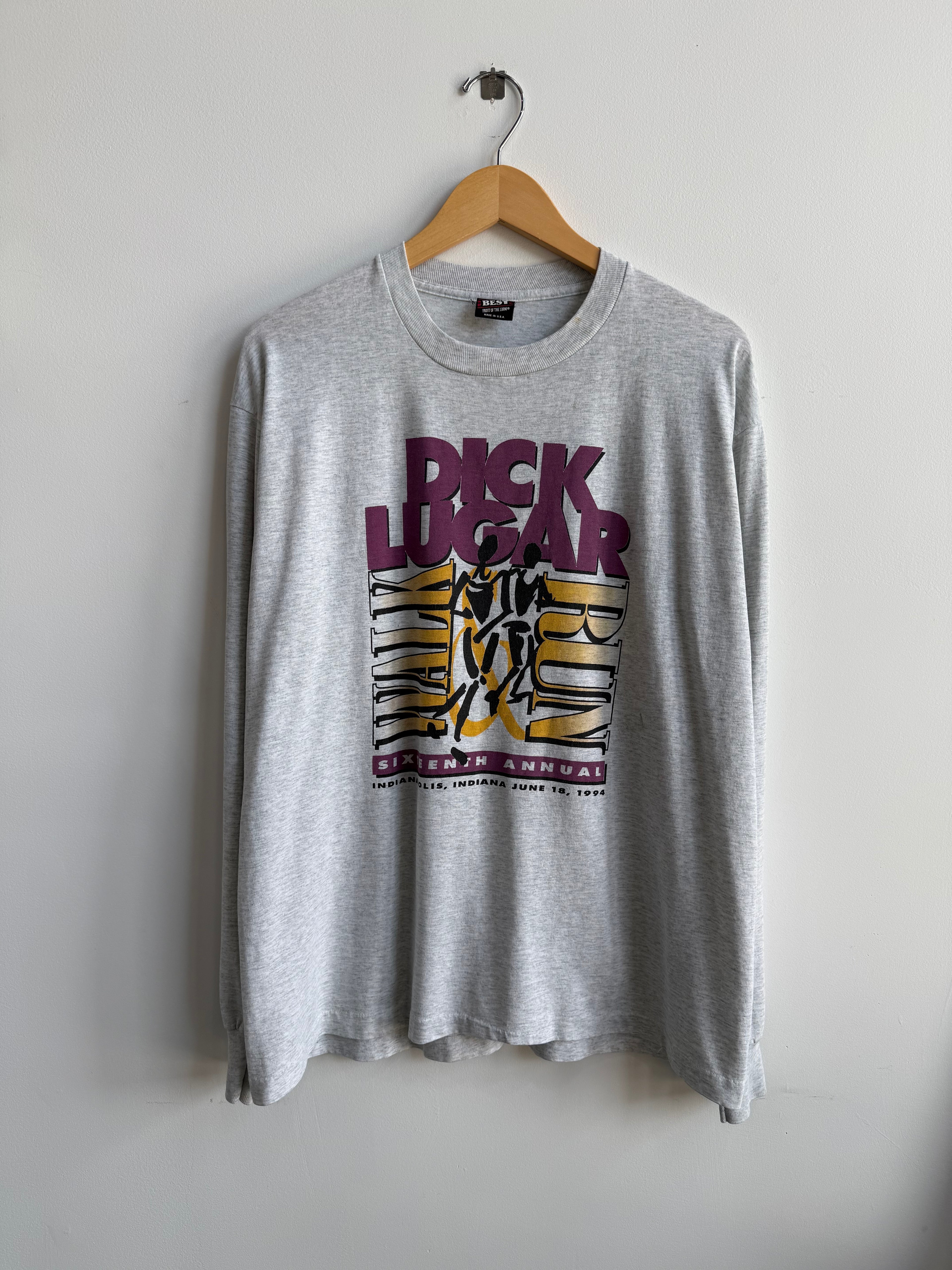 (XL) Dick Lugar Run Tee