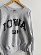 (L) Iowa Reverse Weave Crew