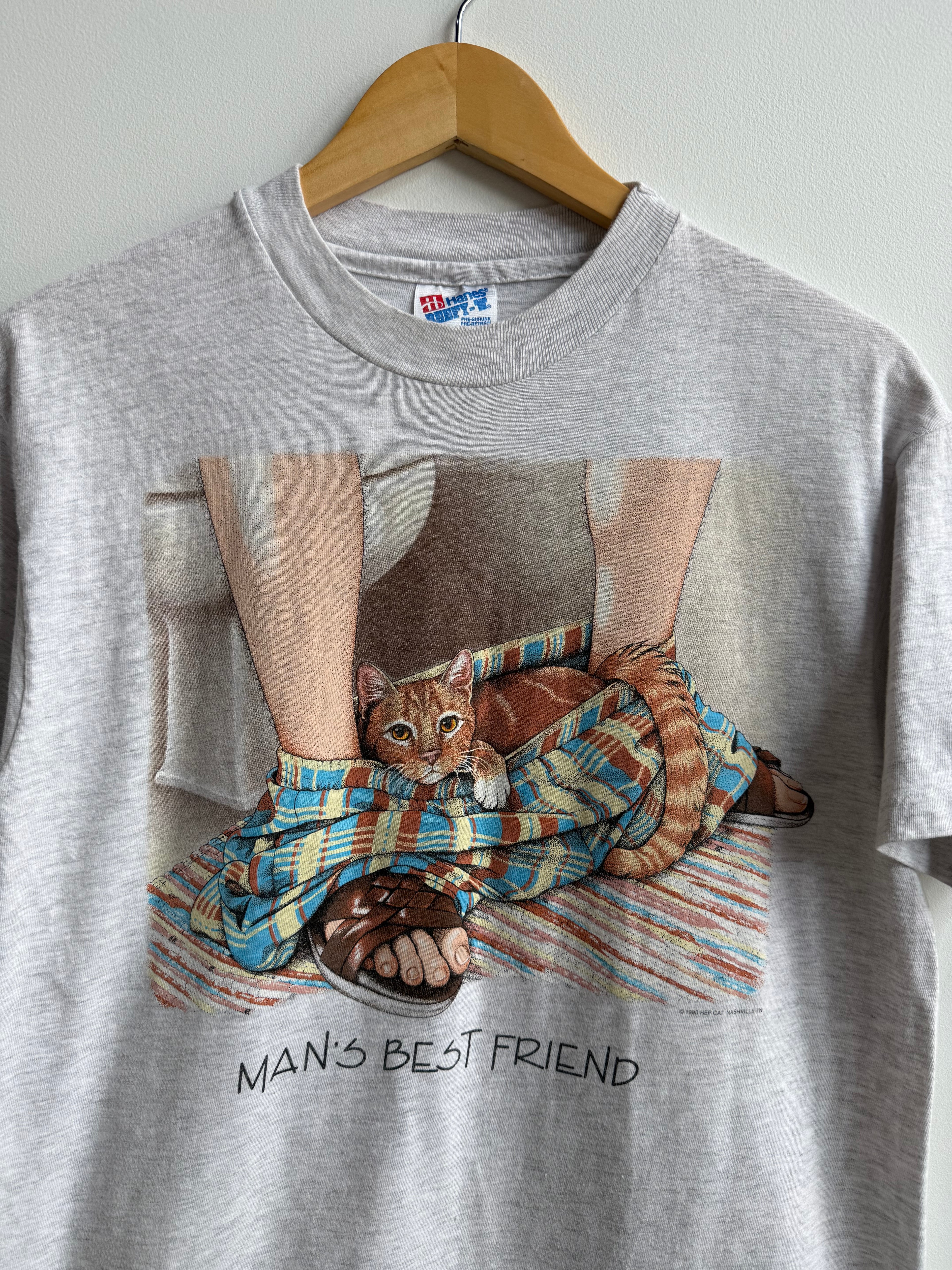 (M) Mans Best Friend Cat Tee