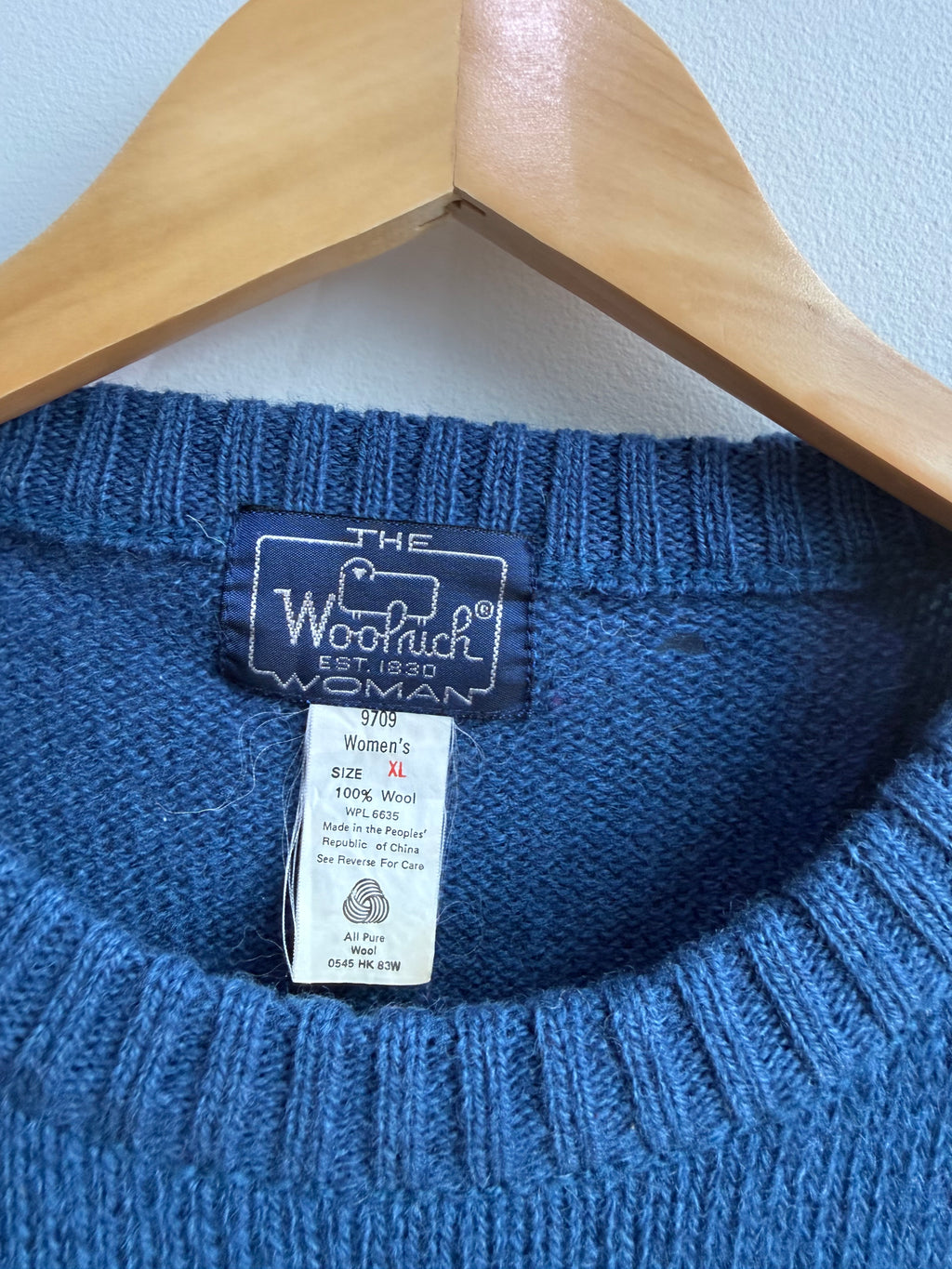 (M) Woolrich Horse Prairie Scene Sweater Vest
