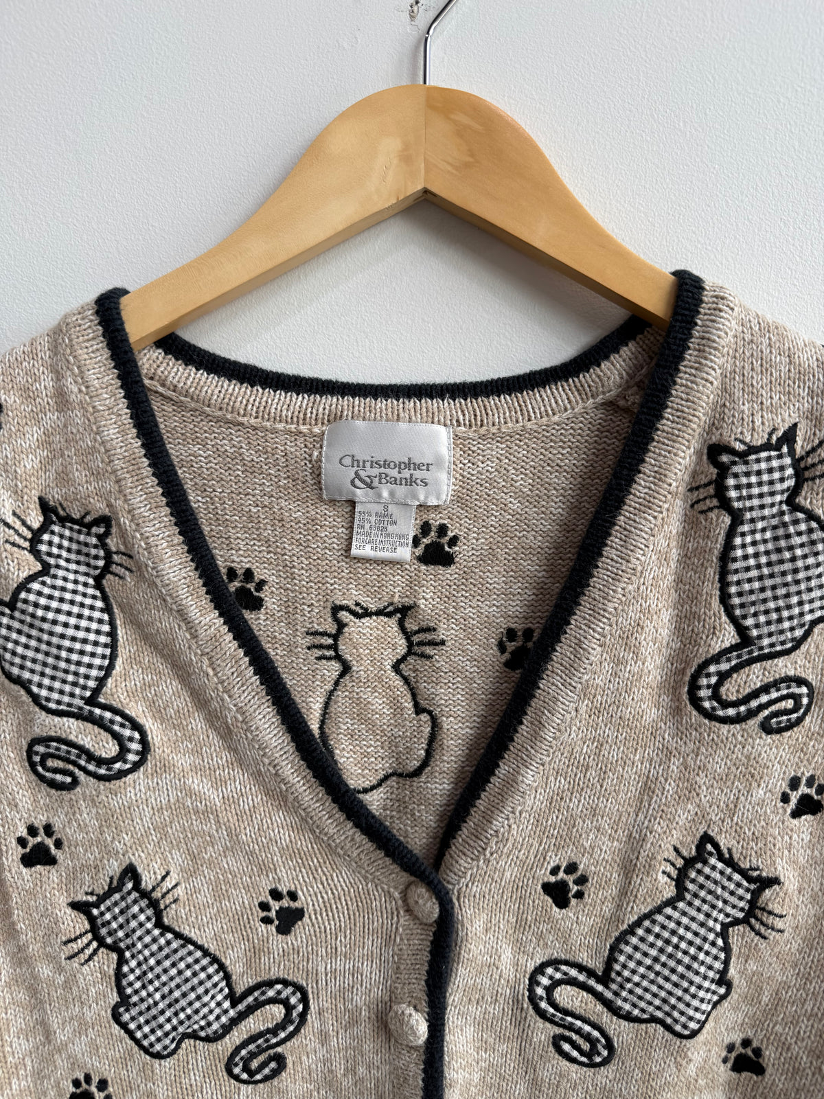 (S) Cat Sweater Vest