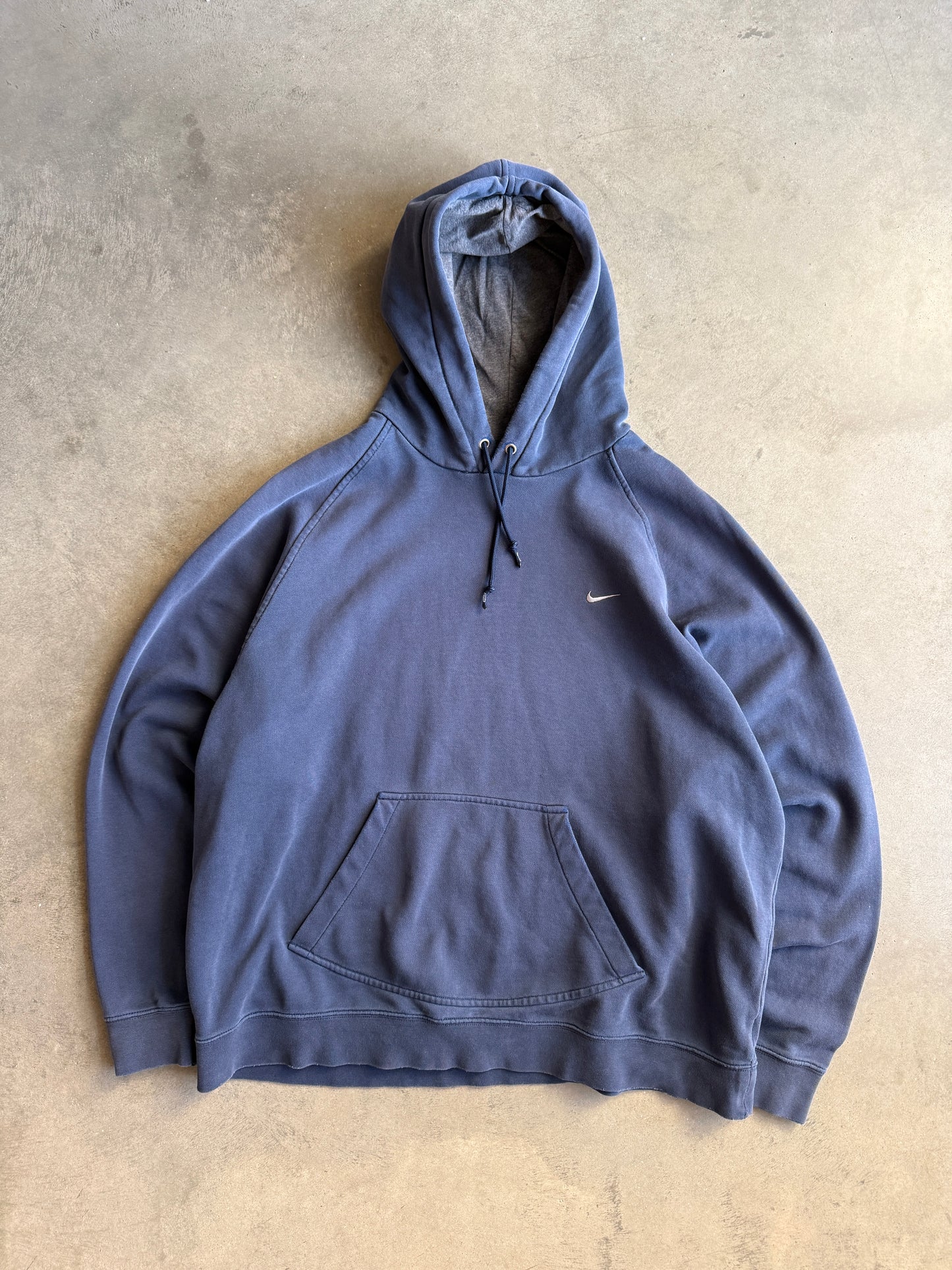 (XXL) Navy Nike Small Swoosh Hoodie