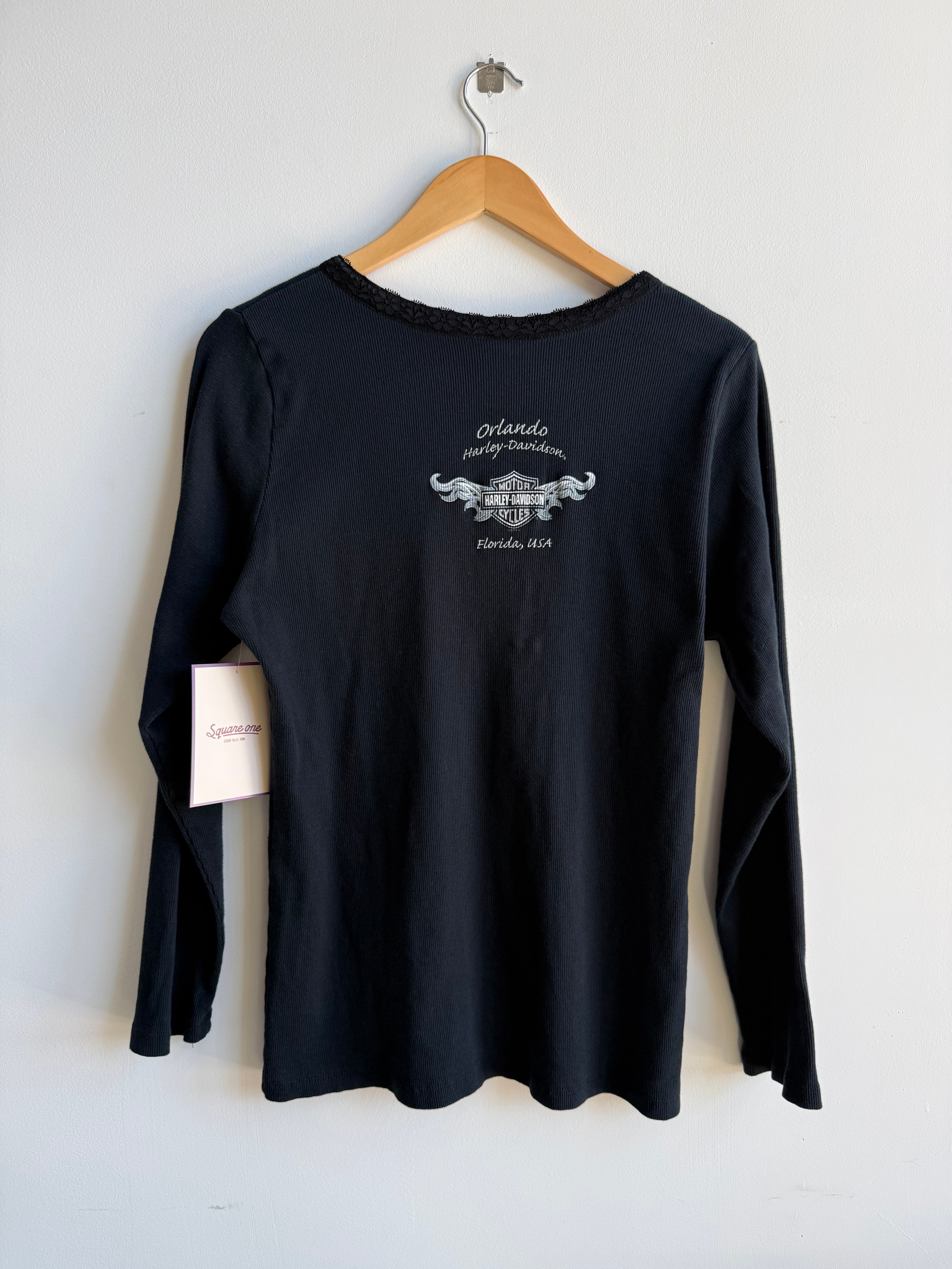 (XXL) Harley Davidson Long Sleeve Femme Tee