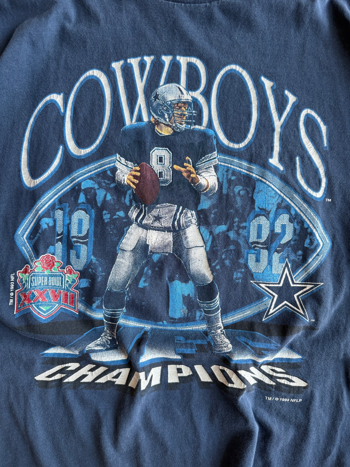 (XL) Dallas Cowboys Aikman Champs Tee