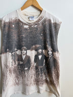 (XL) The Beatles All Over Print Cut Off Tee