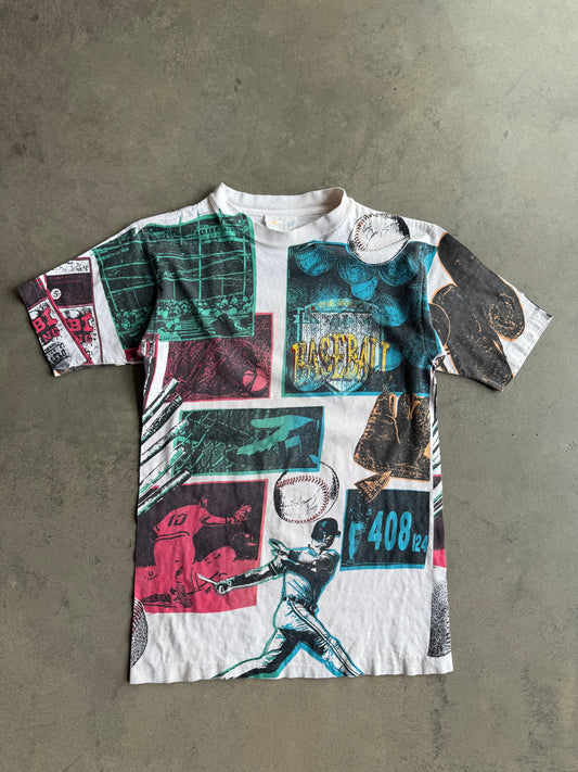 (M) Baseball All Over Print Shirt