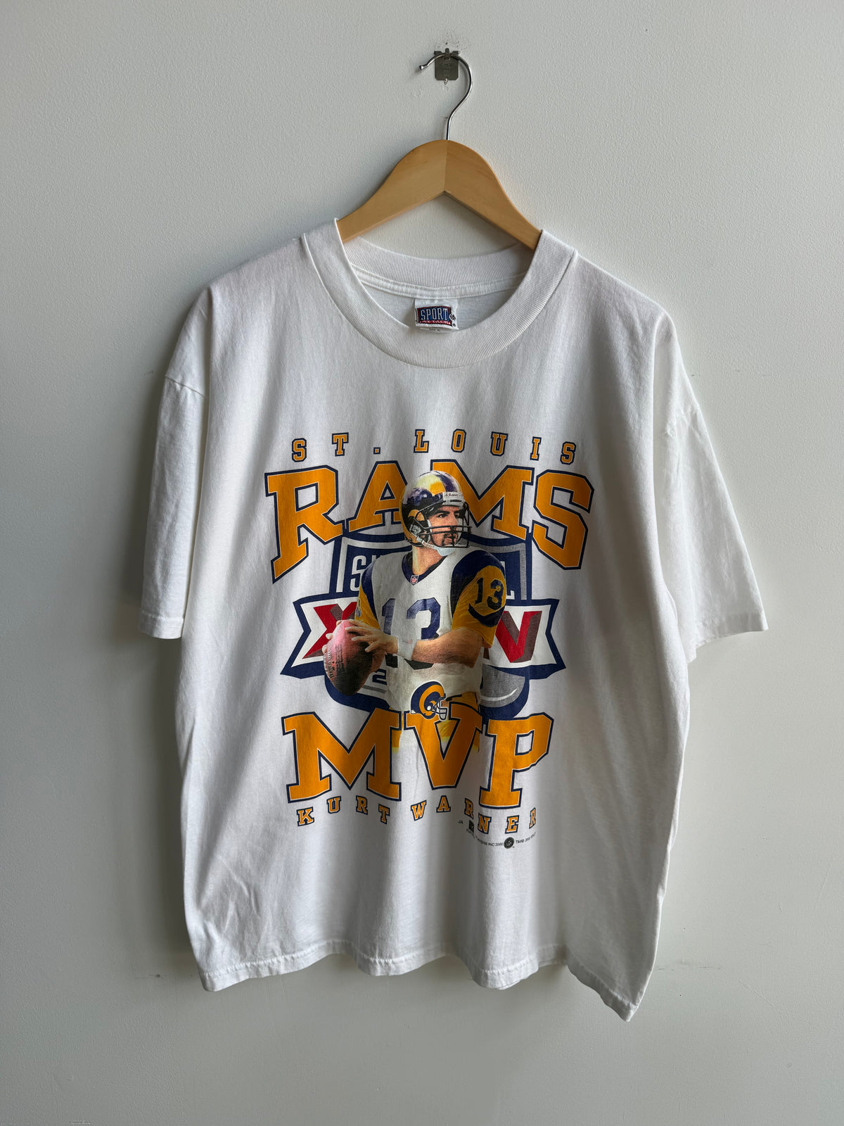 (XL) Kurt Warner St Louis Rams Tee