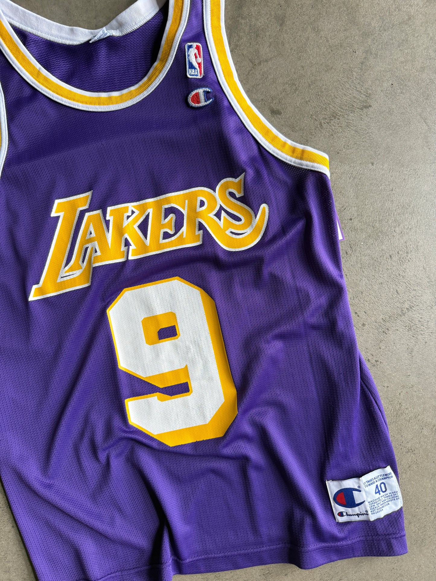 (M) Lakers Van Exel Jersey