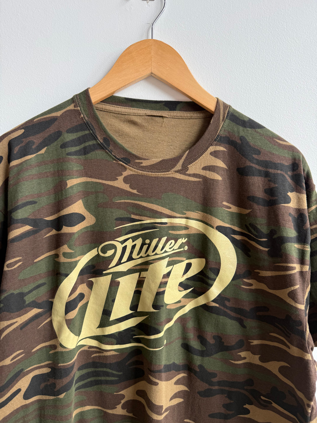 (XL) Miller Lite Camo Tee