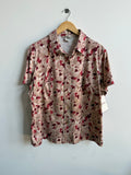 (L) Floral Button Up Shirt