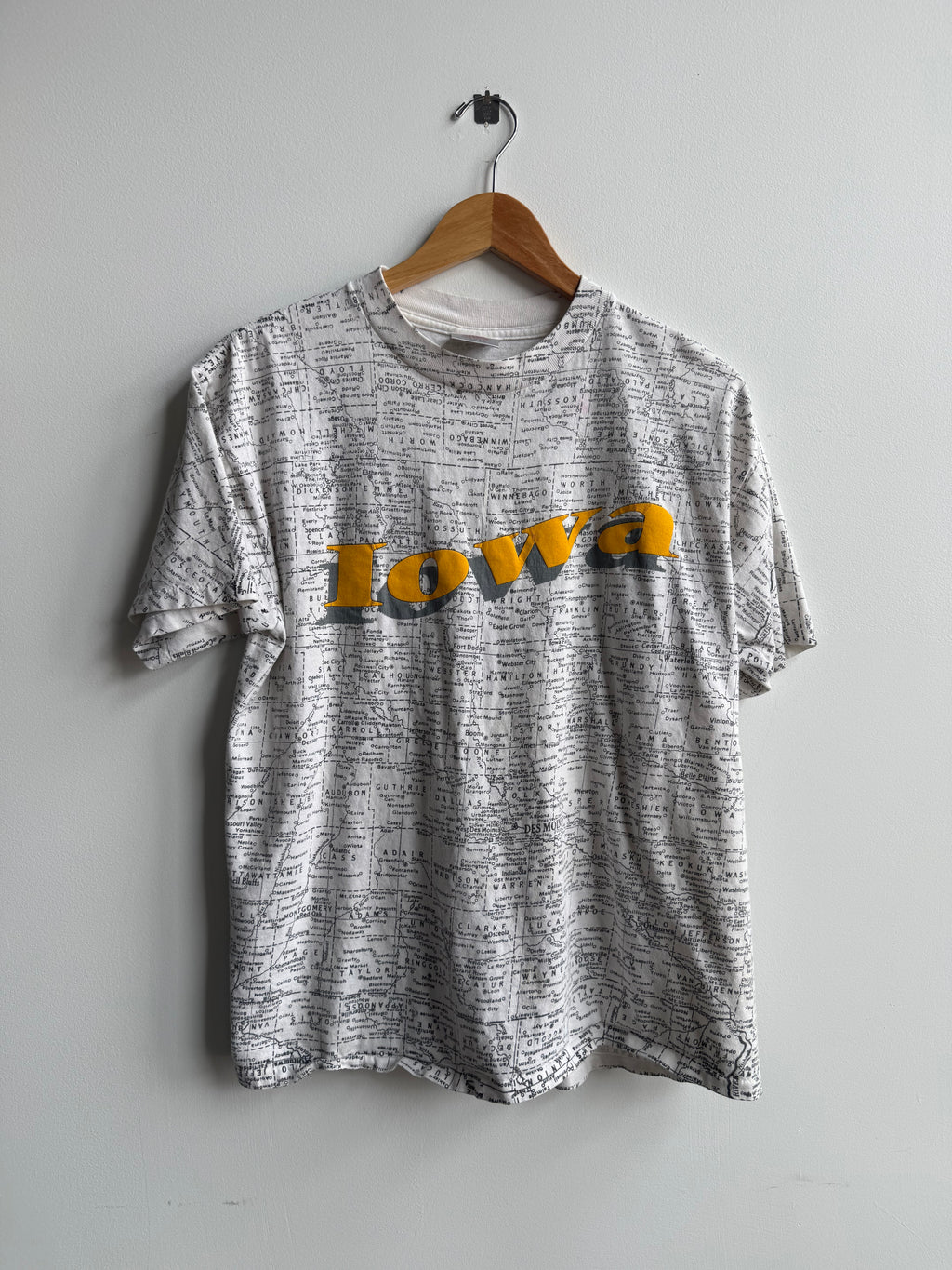 (M) Iowa AOP Map Tee