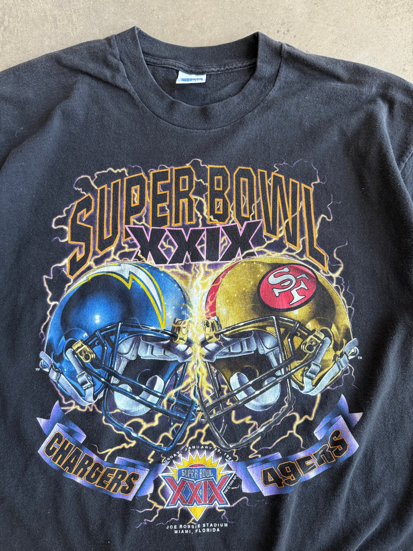 (XL) Super Bowl XXIX Chargers Tee