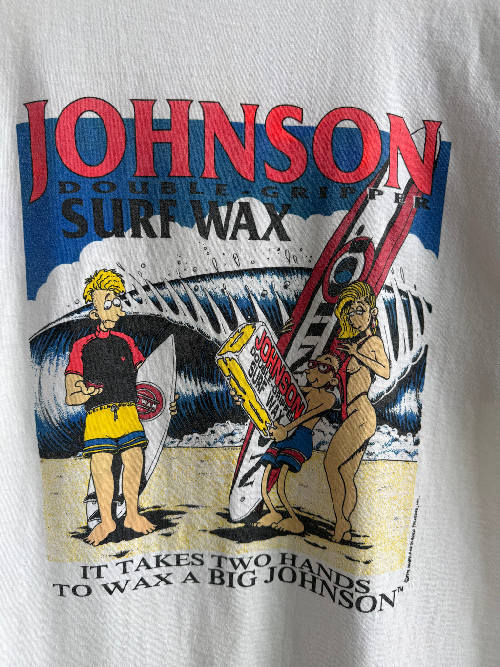 (XL) Wax Yer Johnson Tee