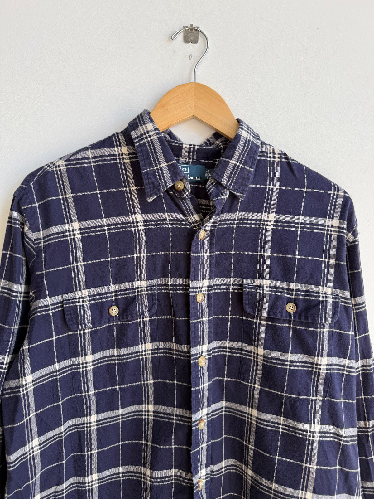 (L) Polo Ralph Lauren Flannel Shirt