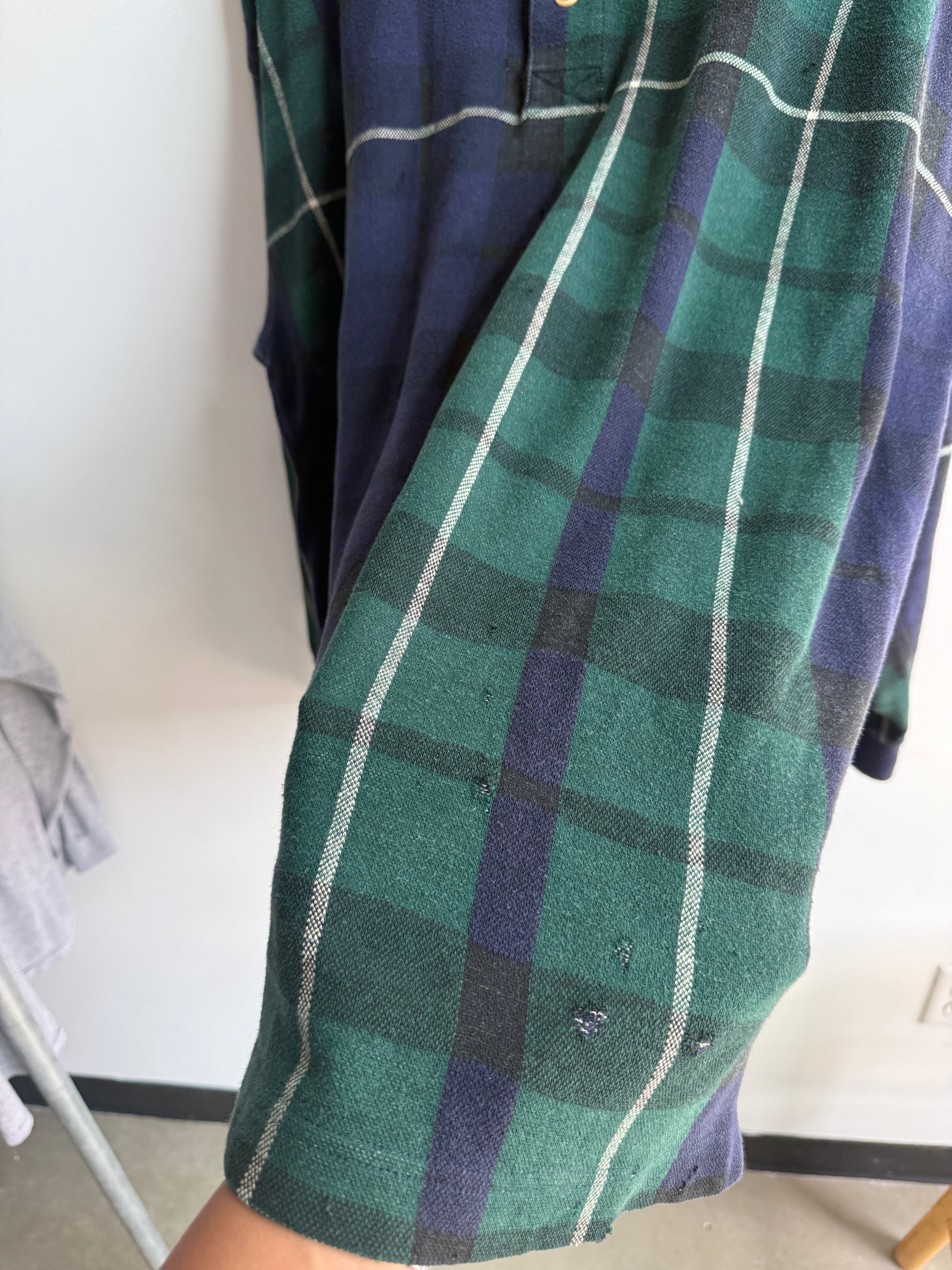 (XL) Gant Plaid Rugby Shirt