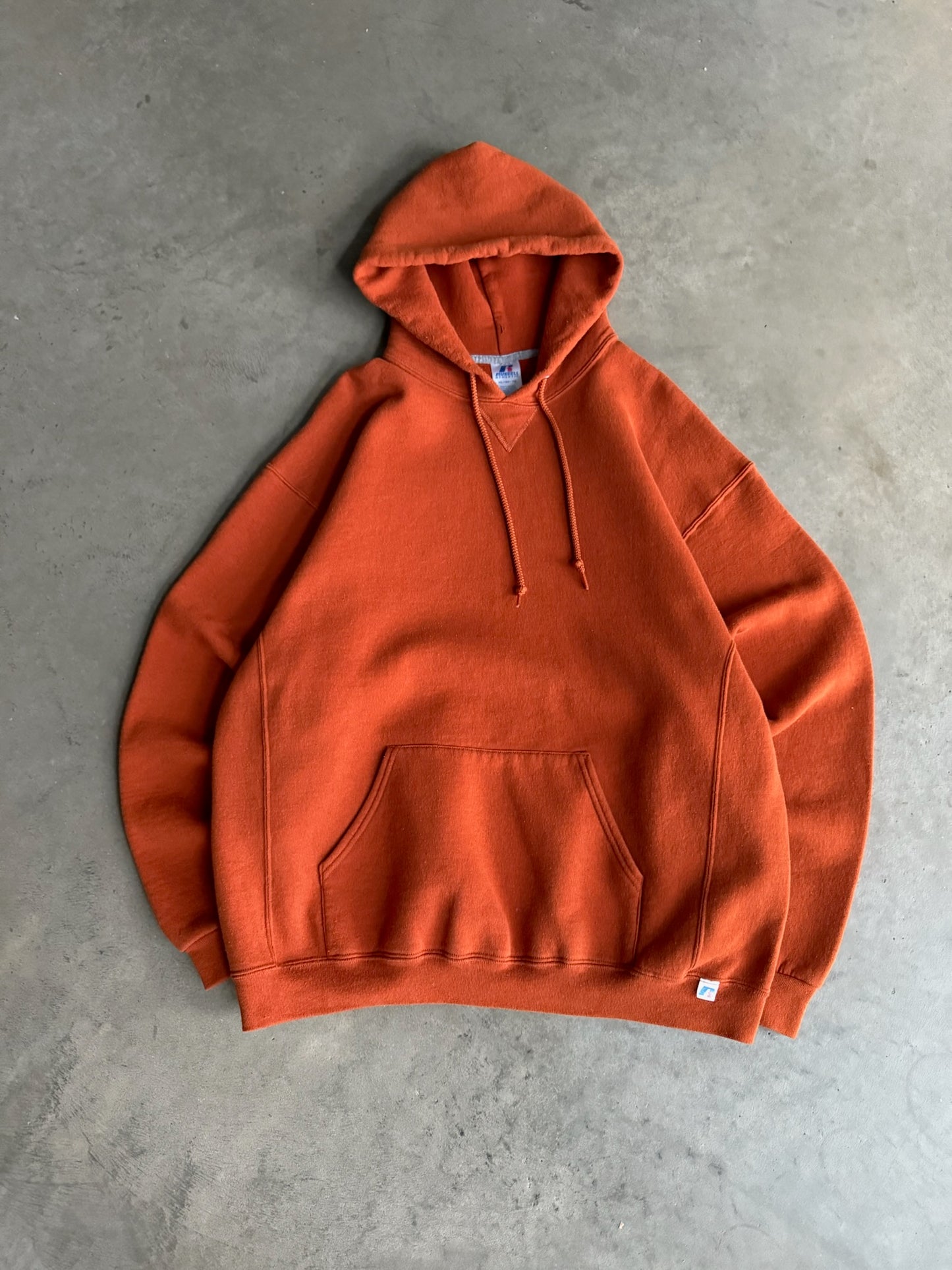 (XL) Russell Orange Hoodie