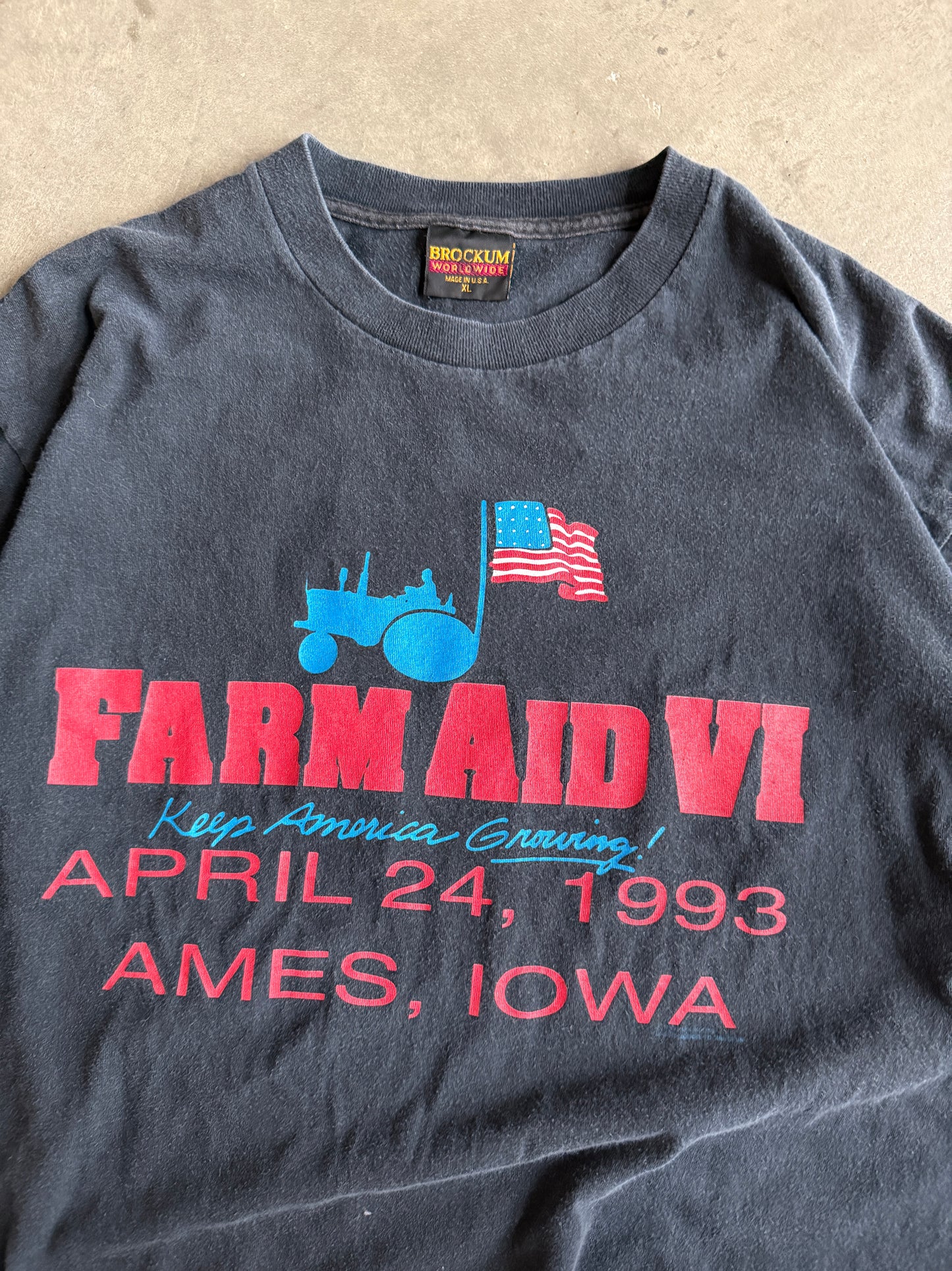 (XL) 1993 Farm Aid Concert Tee