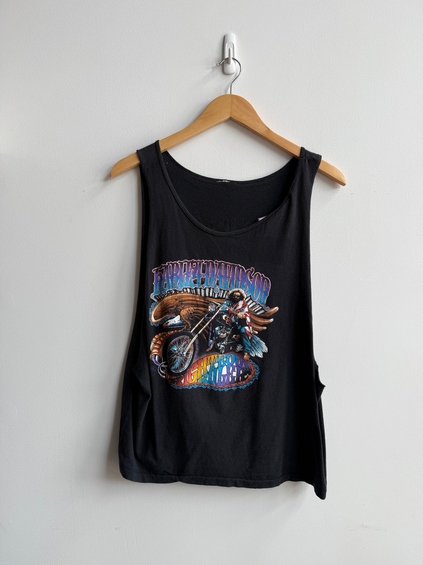 (L) Harley Davidson Cutoff Tee