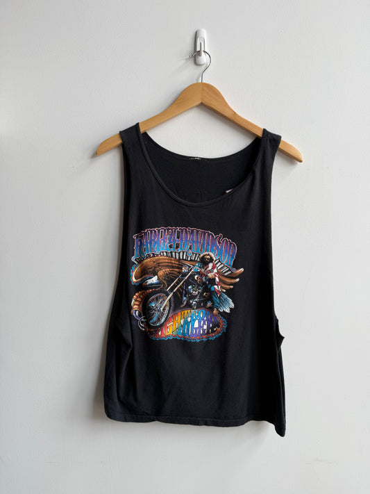 (L) Harley Davidson Cutoff Tee